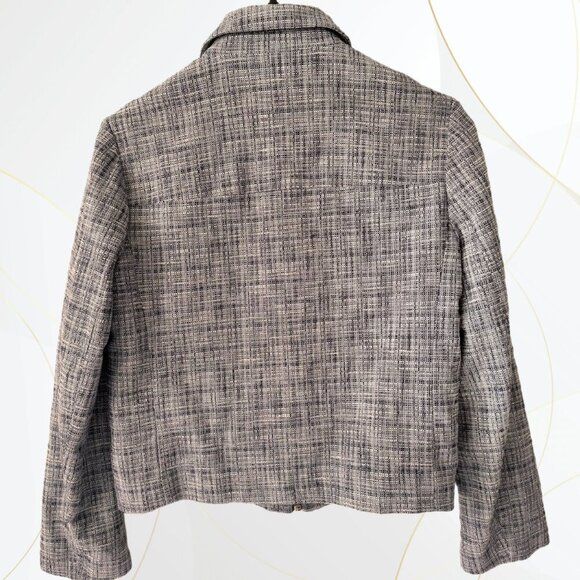 Club Monaco Cropped Tweed Jacket - Picture 4 of 12